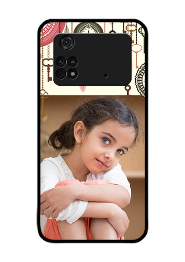 Poco M4 Pro 4G Custom Glass Mobile Case - Boho Style Design