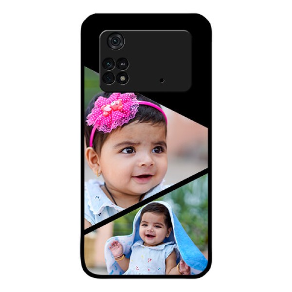 Poco M4 Pro 4G Custom Glass Phone Case - Semi Cut Design
