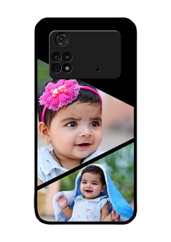 Poco M4 Pro 4G Custom Glass Phone Case - Semi Cut Design