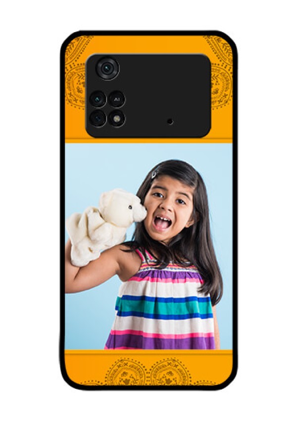 Poco M4 Pro 4G Personalized Glass Phone Case - Photo Wedding Design