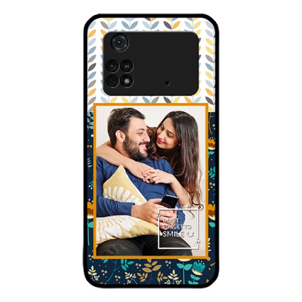 Poco M4 Pro 4G Custom Glass Mobile Case - Pattern Design