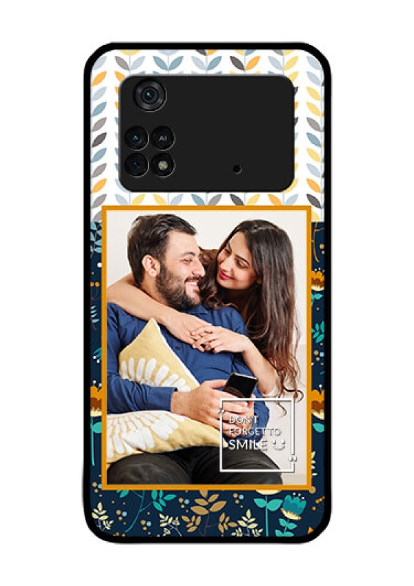 Poco M4 Pro 4G Custom Glass Mobile Case - Pattern Design