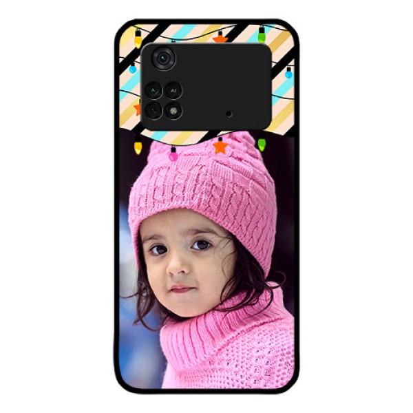 Poco M4 Pro 4G Custom Glass Mobile Case - Lights Hanging Design