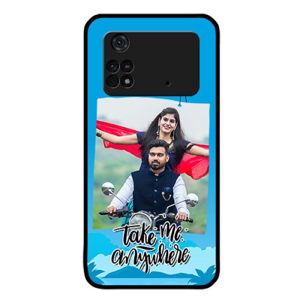 Poco M4 Pro 4G Custom Glass Mobile Case - Traveller Design