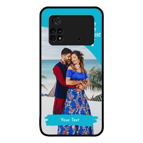 Poco M4 Pro 4G Custom Glass Mobile Case - Happy Moment Design