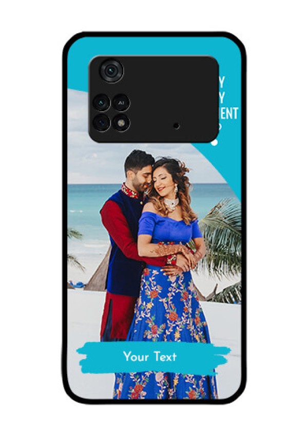 Poco M4 Pro 4G Custom Glass Mobile Case - Happy Moment Design