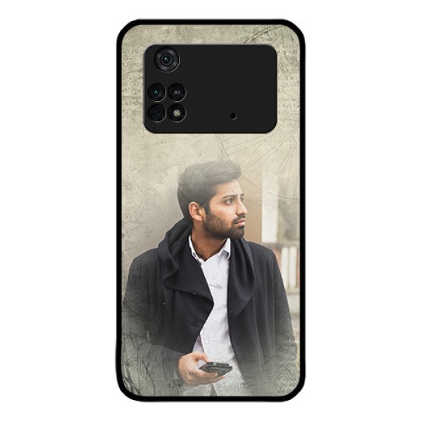 Poco M4 Pro 4G Custom Glass Phone Case - with vintage design
