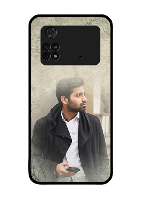 Poco M4 Pro 4G Custom Glass Phone Case - with vintage design