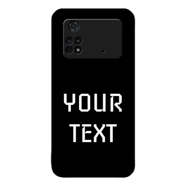 Poco M4 Pro 4G Your Name on Glass Phone Case