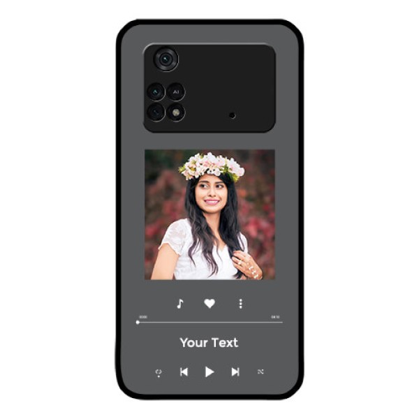 Poco M4 Pro 4G Custom Glass Mobile Case - Play The Music Design