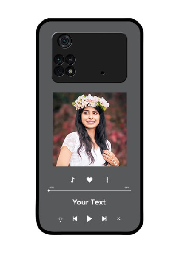 Poco M4 Pro 4G Custom Glass Mobile Case - Play The Music Design
