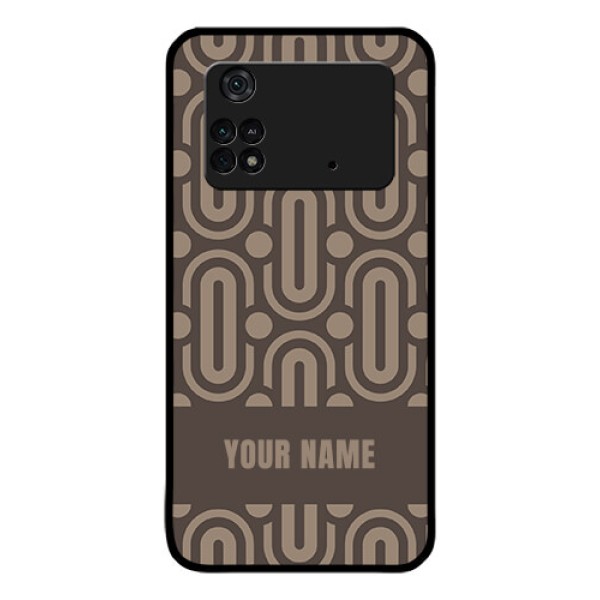 Poco M4 Pro 4G Custom Glass Phone Case - Captivating Zero Pattern Design Poco M4 Pro 4G Custom Glass Phone Case - Captivating Zero Pattern Design