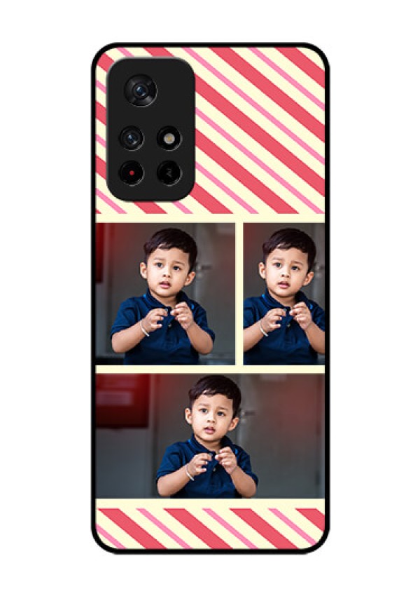 Poco M4 Pro 5G Personalized Glass Phone Case - Picture Upload Mobile Case Design