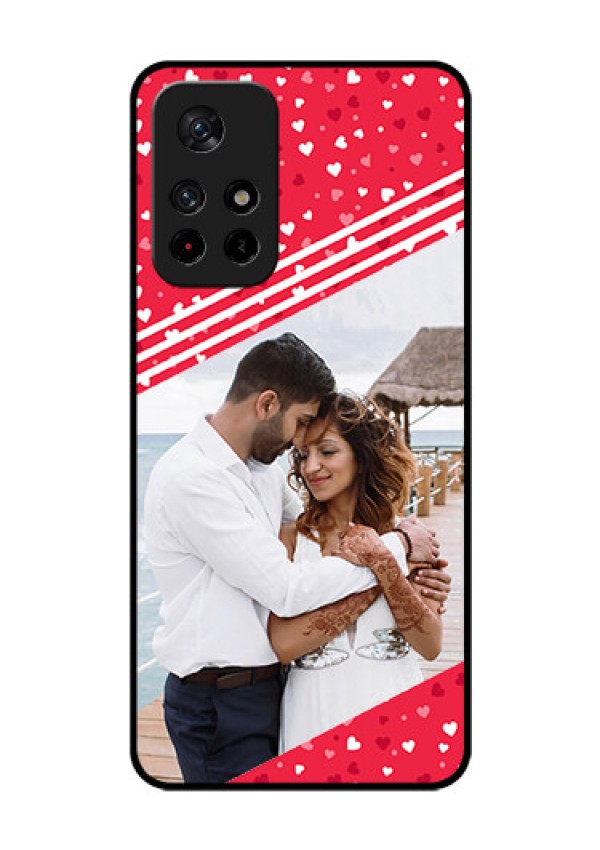 Poco M4 Pro 5G Custom Glass Mobile Case - Valentines Gift Design