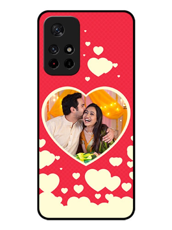 Custom Poco M4 Pro 5G Custom Glass Mobile Case - Love Symbols Phone Cover Design