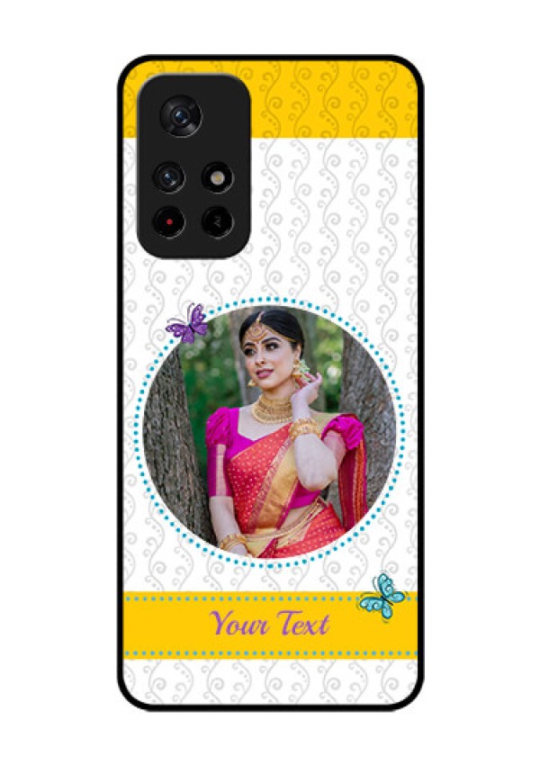 Poco M4 Pro 5G Custom Glass Mobile Case - Girls Premium Case Design