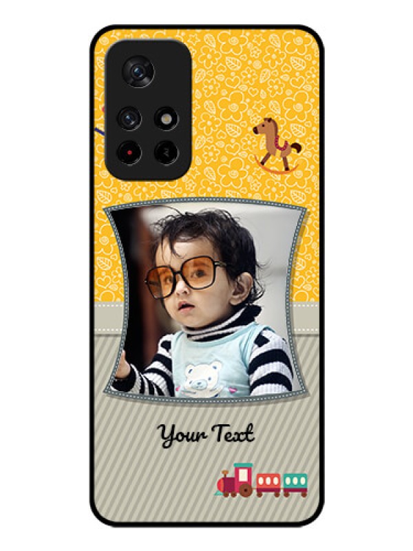 Custom Poco M4 Pro 5G Personalized Glass Phone Case - Baby Picture Upload Design