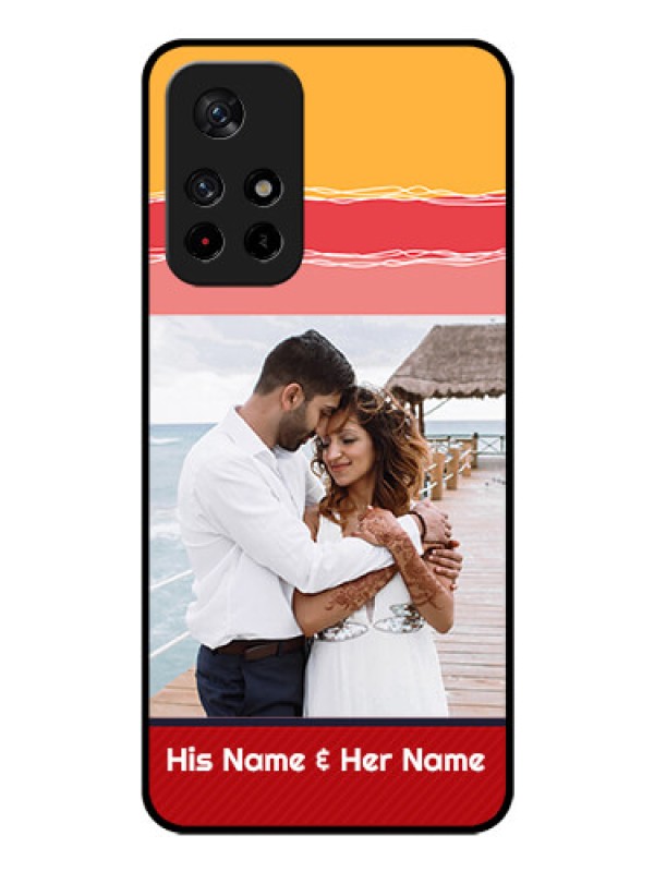 Custom Poco M4 Pro 5G Custom Glass Mobile Case - Colorful Case Design