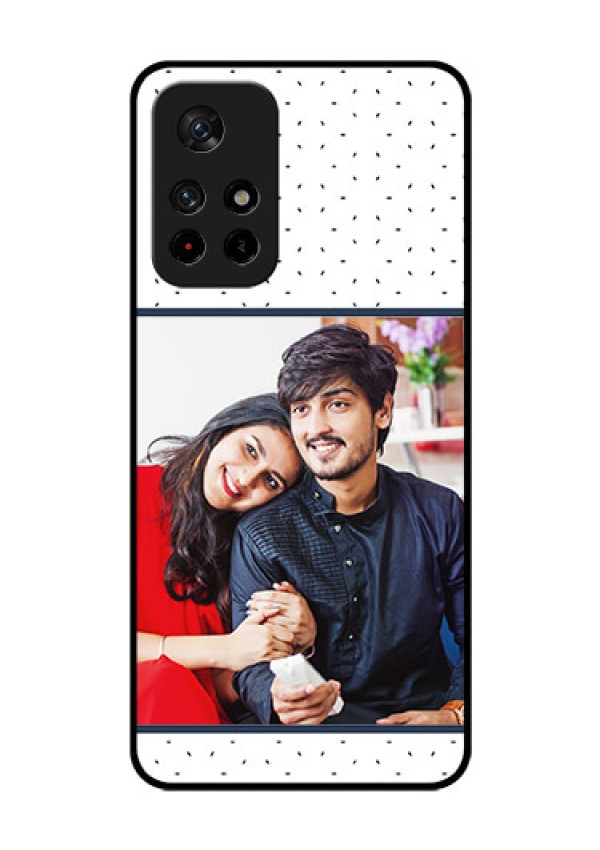 Poco M4 Pro 5G Personalized Glass Phone Case - Premium Dot Design