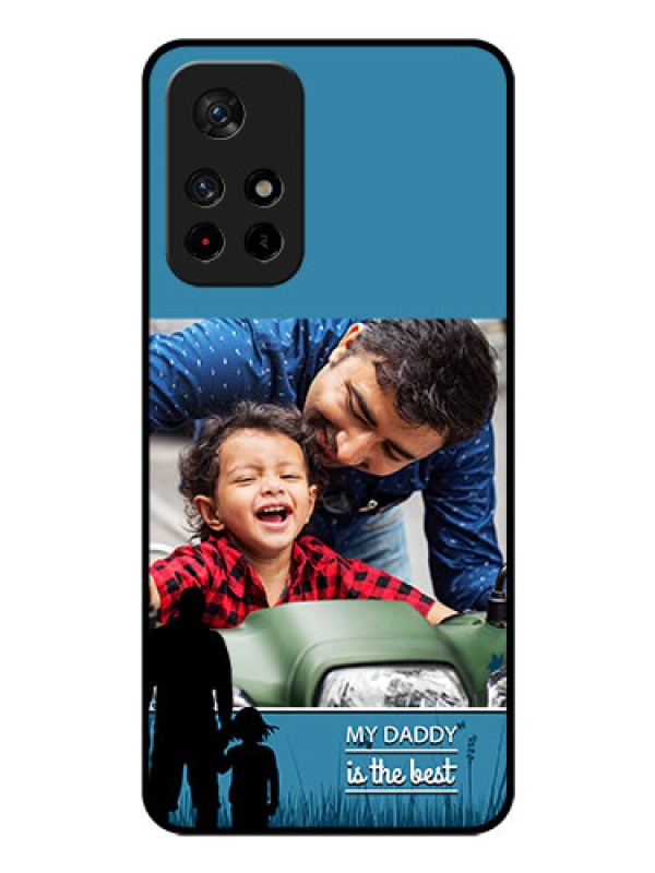 Custom Poco M4 Pro 5G Custom Glass Mobile Case - Best dad design
