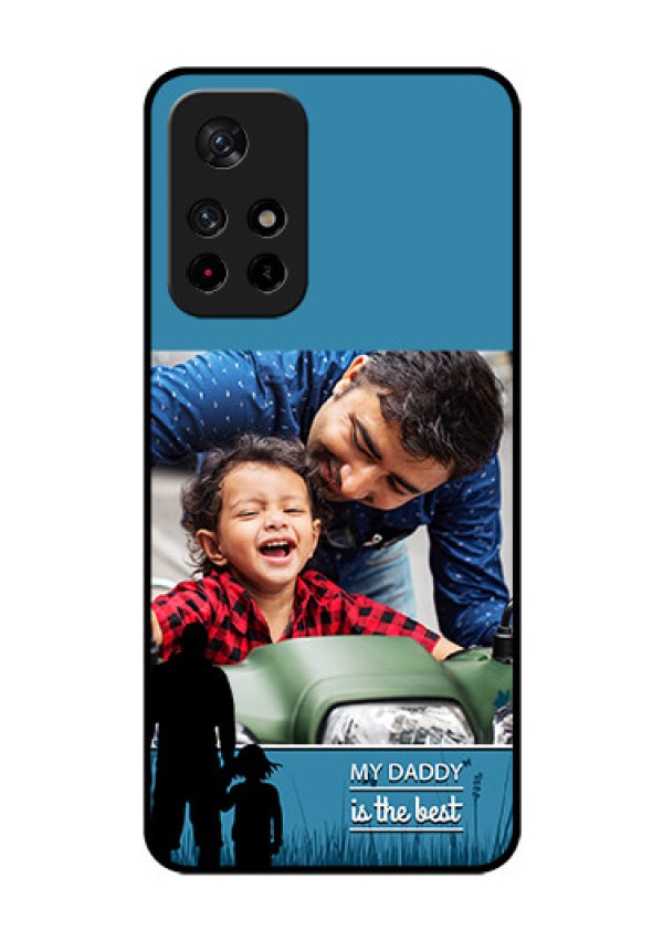Poco M4 Pro 5G Custom Glass Mobile Case - Best dad design