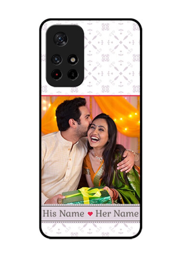 Poco M4 Pro 5G Custom Glass Mobile Case - with Photo and Ethnic Design