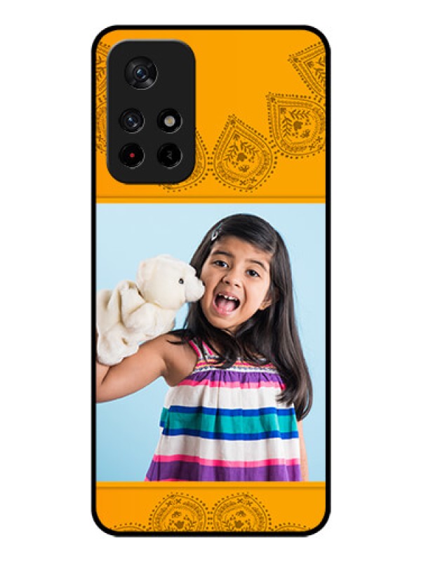 Custom Poco M4 Pro 5G Personalized Glass Phone Case - Photo Wedding Design