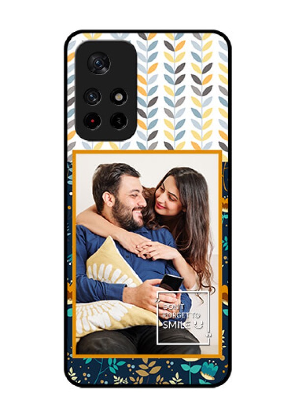 Poco M4 Pro 5G Custom Glass Mobile Case - Pattern Design