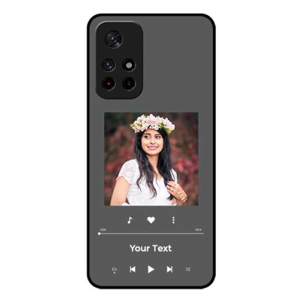 Poco M4 Pro 5G Custom Glass Mobile Case - Play The Music Design