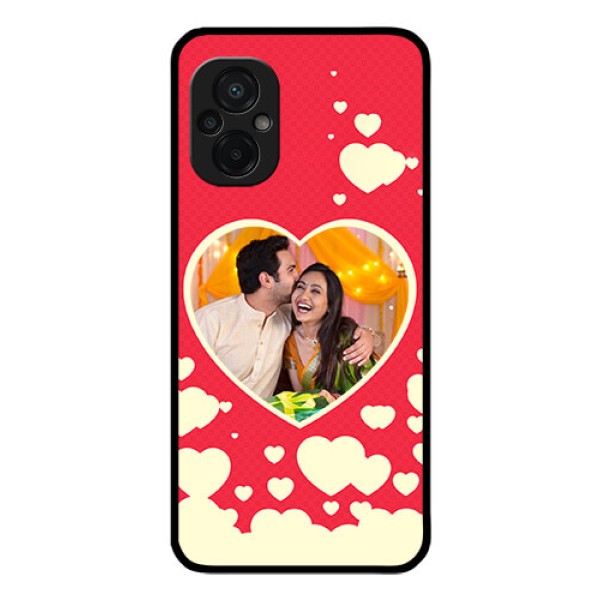 Poco M5 Custom Glass Mobile Case - Love Symbols Phone Cover Design