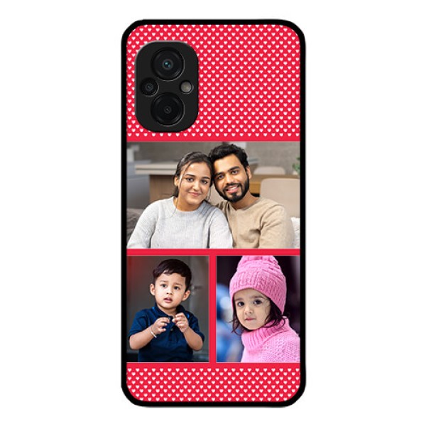 Poco M5 Personalized Glass Phone Case - Bulk Pic Upload Design