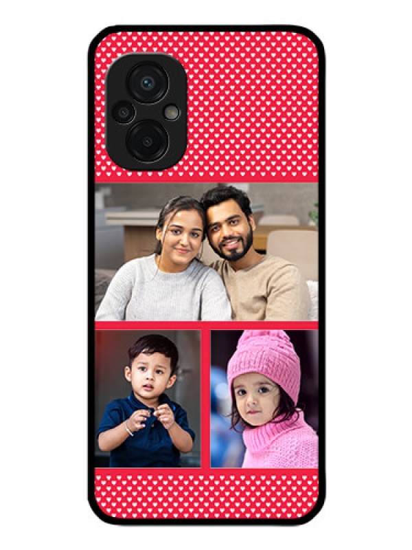 Custom Poco M5 Personalized Glass Phone Case - Bulk Pic Upload Design