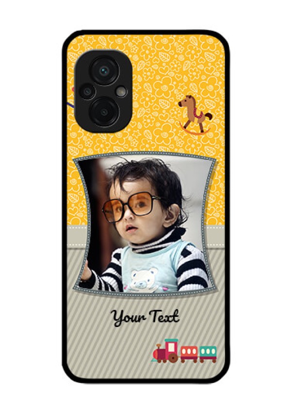 Poco M5 Personalized Glass Phone Case - Baby Picture Upload Design