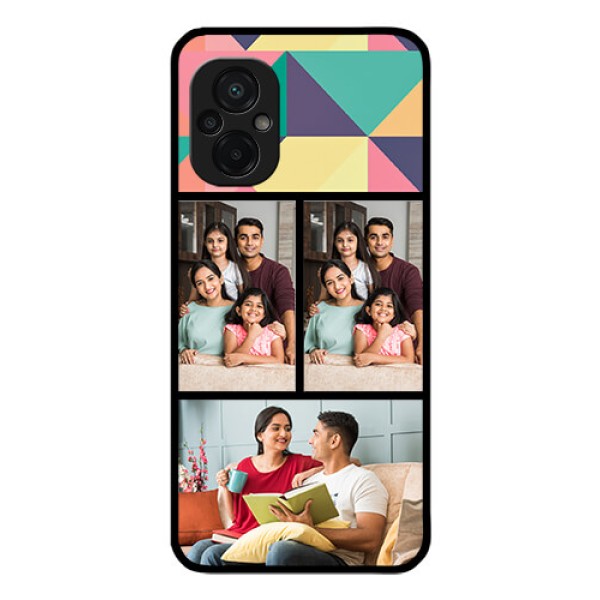 Poco M5 Custom Glass Phone Case - Bulk Pic Upload Design