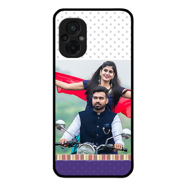Poco M5 Photo Printing on Glass Case - Cute Family Design