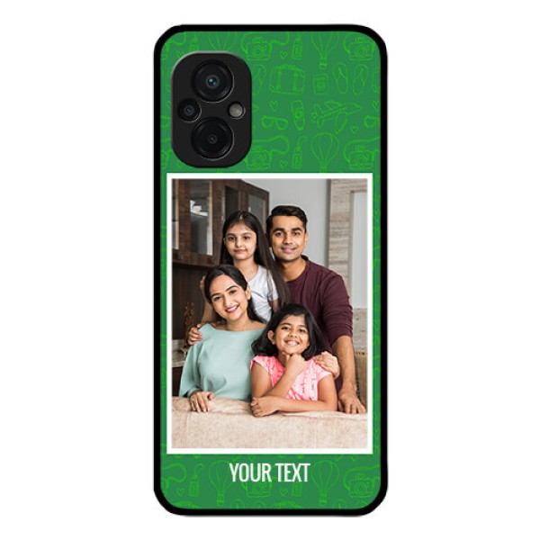 Poco M5 Personalized Glass Phone Case - Picture Upload Design