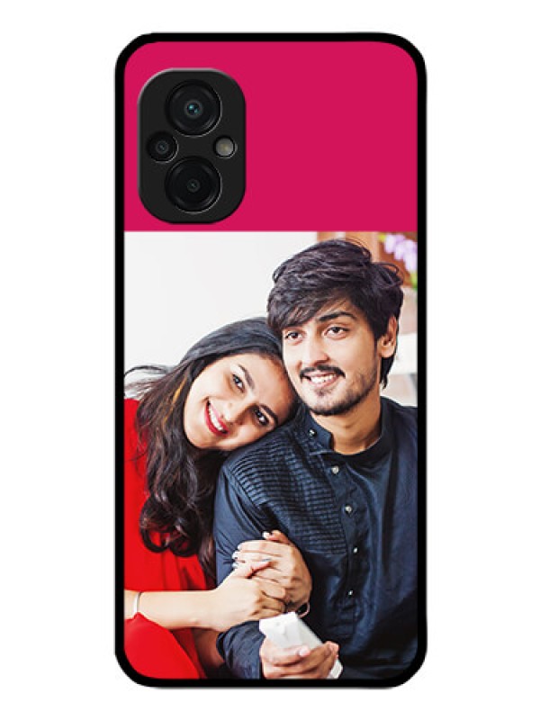 Custom Poco M5 Custom Glass Mobile Case - Anniversary Cover Design