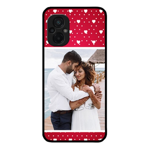Poco M5 Photo Printing on Glass Case - Hearts Mobile Case Design Poco M5 Photo Printing on Glass Case - Hearts Mobile Case Design