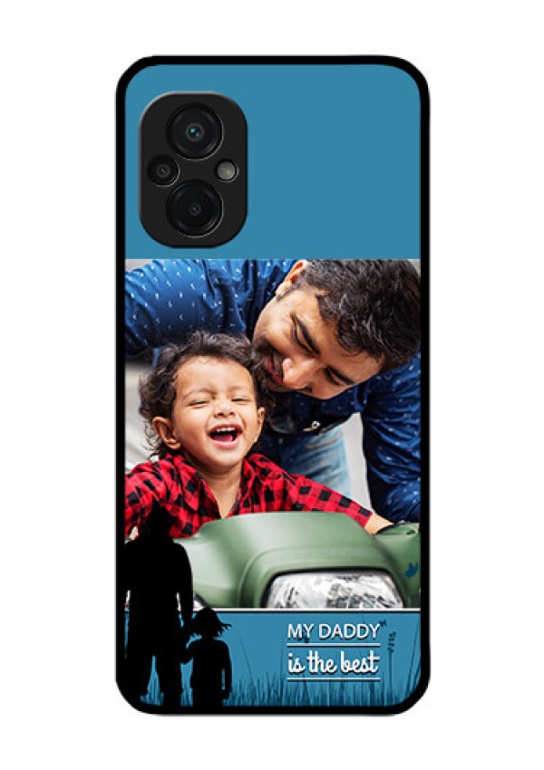 Poco M5 Custom Glass Mobile Case - Best dad design