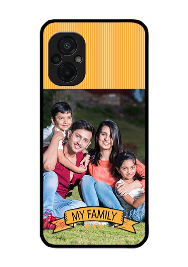 Poco M5 Custom Glass Phone Case - My Family Design