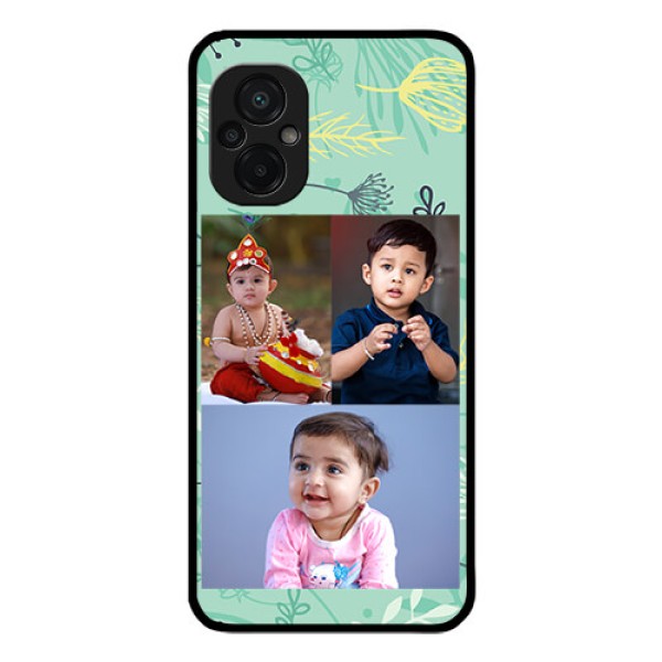 Poco M5 Photo Printing on Glass Case - Forever Family Design