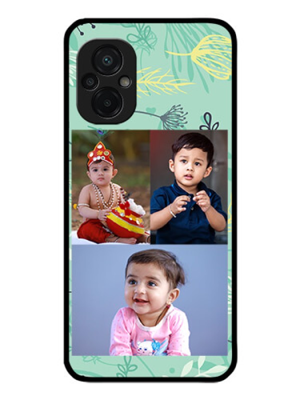 Custom Poco M5 Photo Printing on Glass Case - Forever Family Design