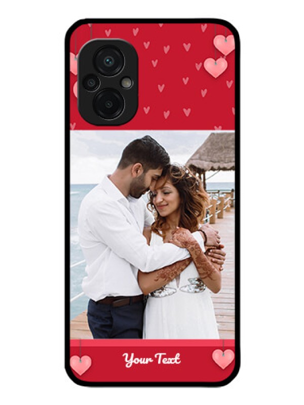 Custom Poco M5 Custom Glass Phone Case - Valentines Day Design