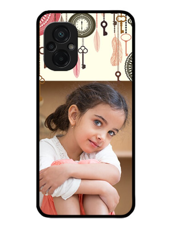 Custom Poco M5 Custom Glass Mobile Case - Boho Style Design