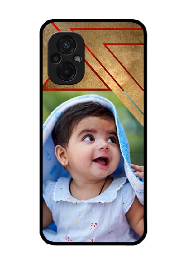 Poco M5 Personalized Glass Phone Case - Gradient Abstract Texture Design