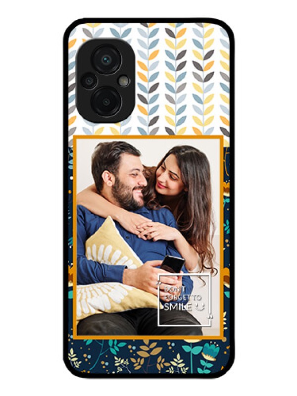 Custom Poco M5 Custom Glass Mobile Case - Pattern Design