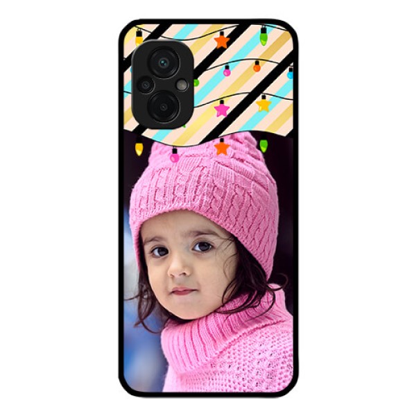 Poco M5 Custom Glass Mobile Case - Lights Hanging Design