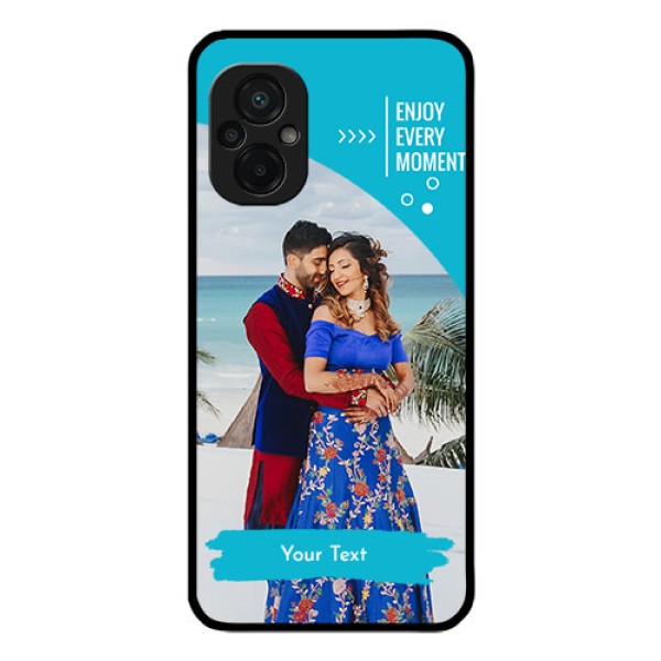 Poco M5 Custom Glass Mobile Case - Happy Moment Design