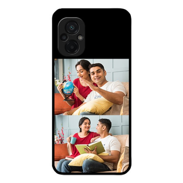 Poco M5 2 Images on Glass Phone Cover