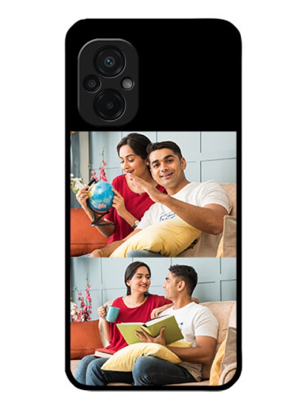 Custom Poco M5 2 Images on Glass Phone Cover